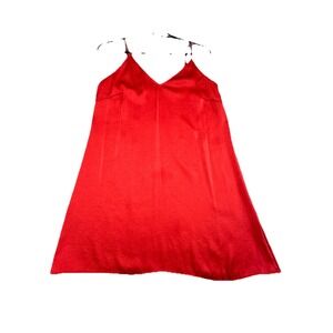 Aritzia's Wilfred Free Women's Vivienne Mini Dress Sleeveless Red Size S
